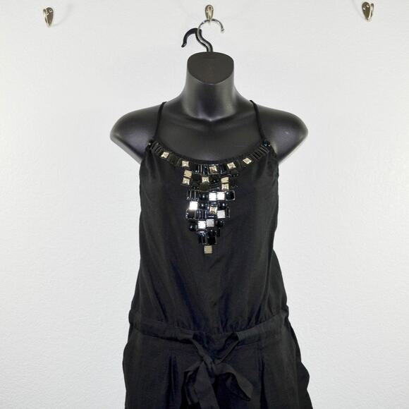 White House Black Market Black Romper size S - Picture 2 of 9